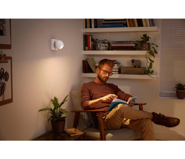 Philips Hue White ambiance Kinkiet Buckram (biały) +regulator - 726859 - zdjęcie 6